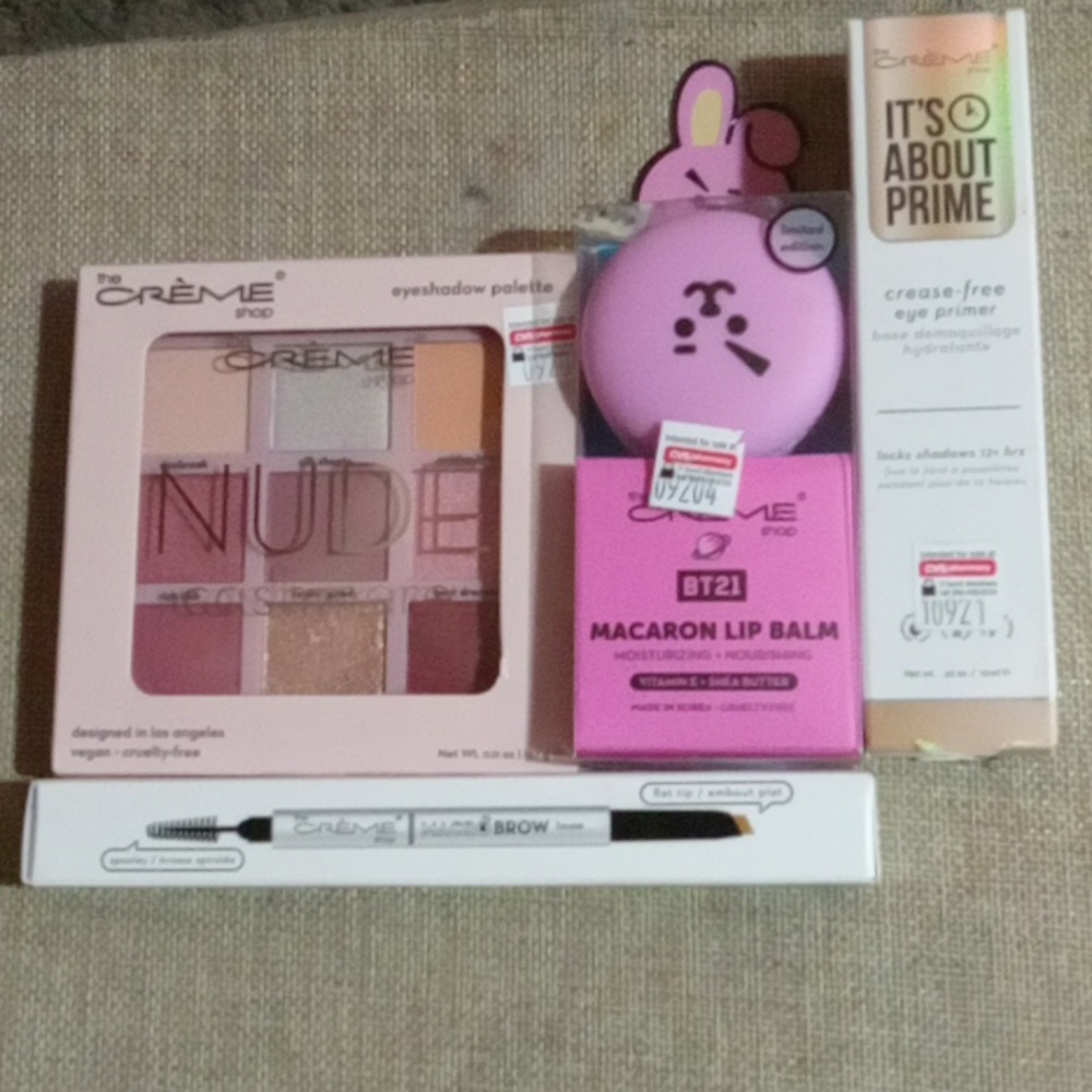 THE CREME SHOP (4) EYESHADOW BROW PENCIL BALM & EYE PRIMER